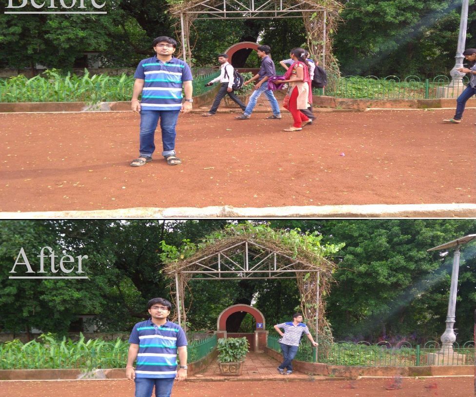 DELETE TOURISTS FROM TRAVEL PHOTOS