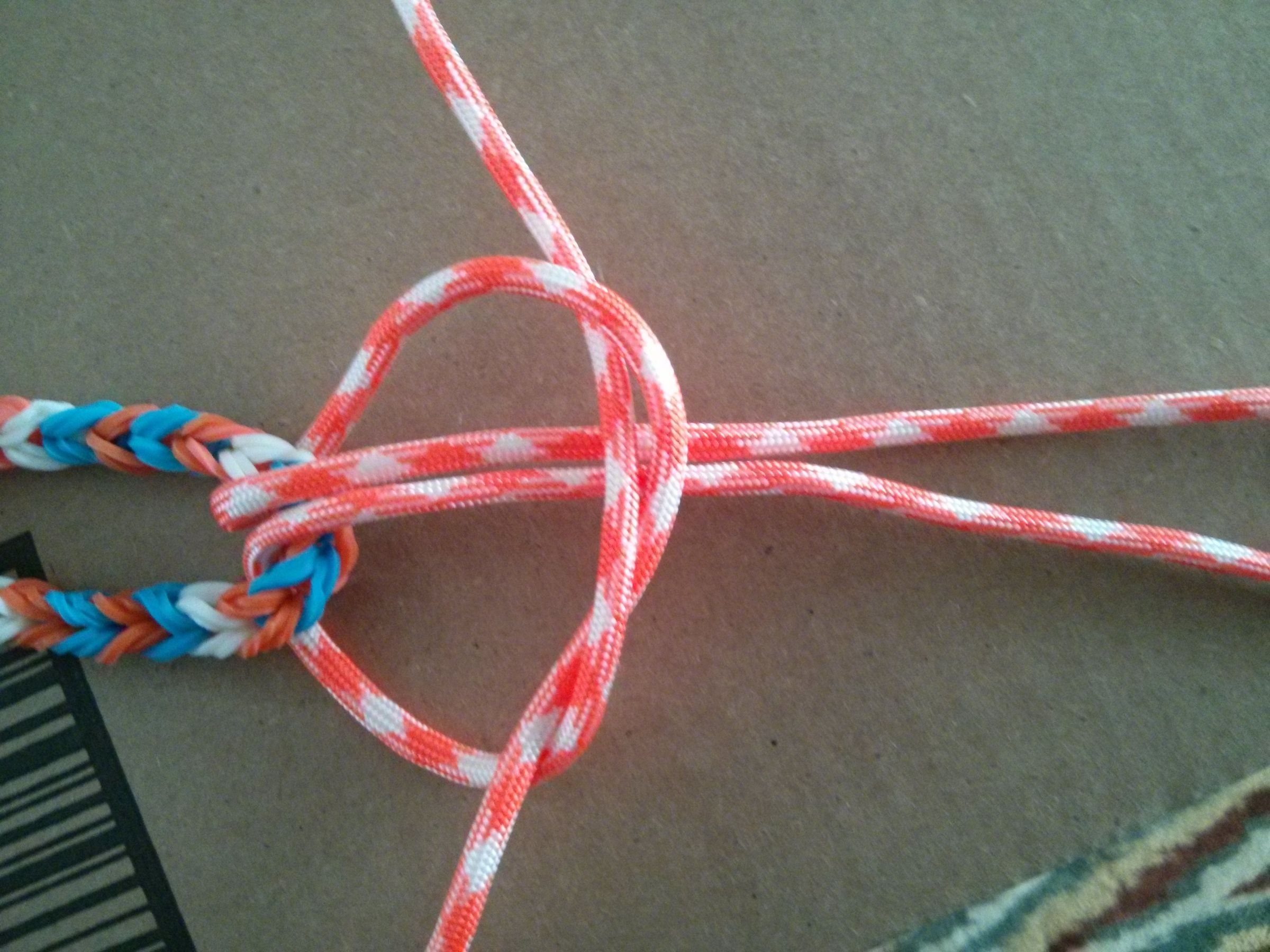 Rainbow Loom and Paracord Lanyard 3 Steps Instructables