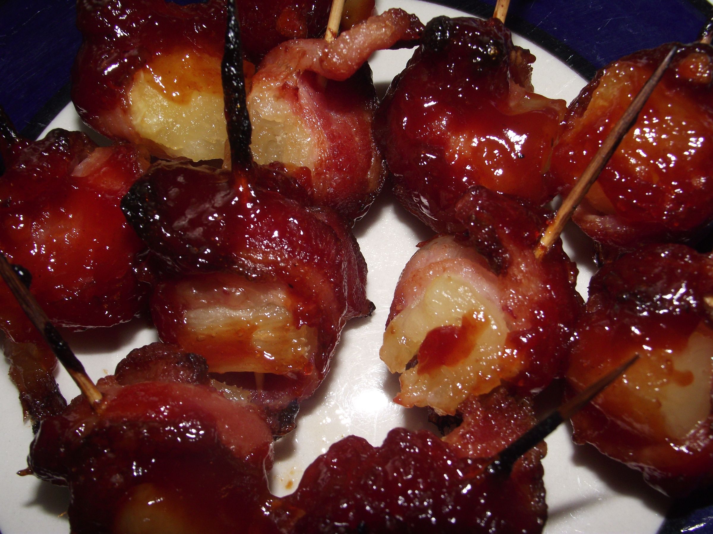Bacon Wrapped Pineapple
