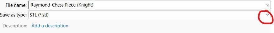Export SolidWorks Part to an STL File