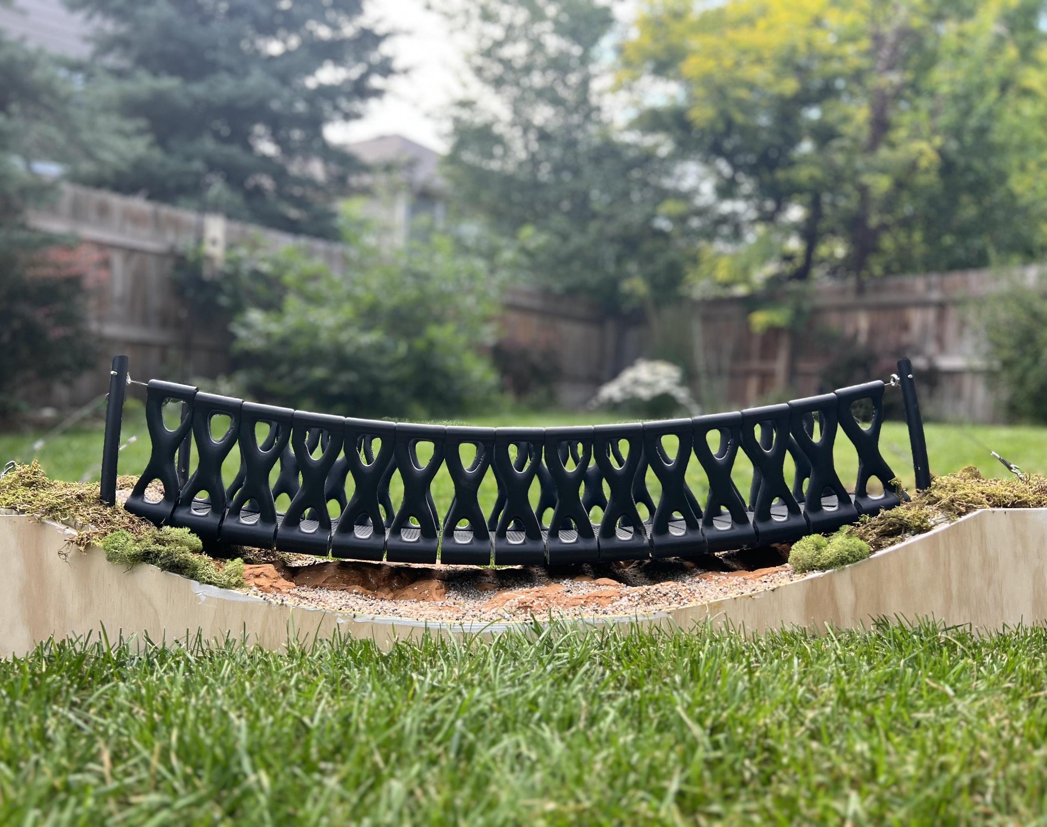 Pedestrian Suspension Bridge Model 3 Steps (with Pictures