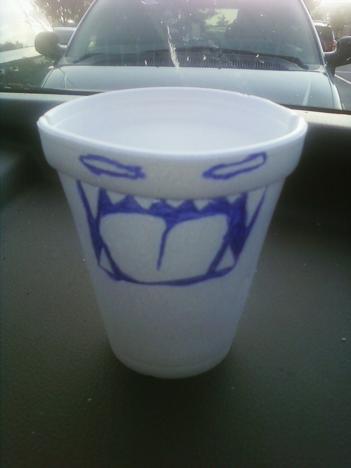 Demon Styrofoam Party Cup