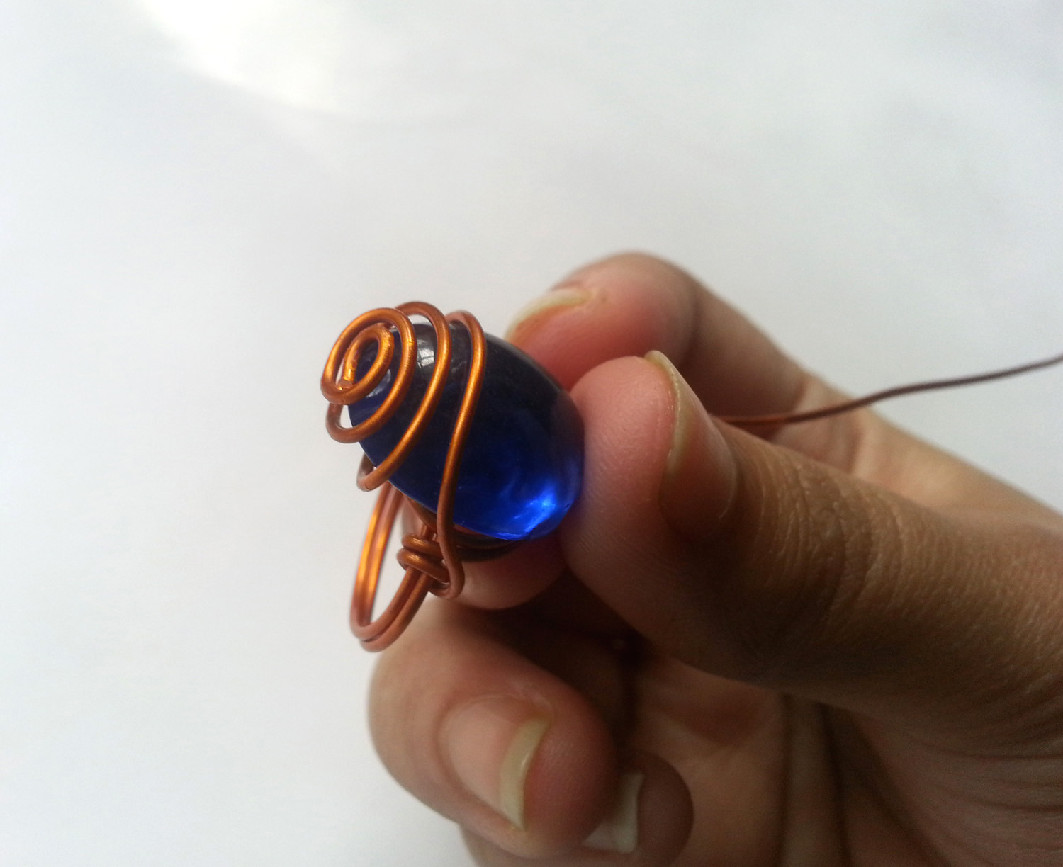 DIY Wire Wrapped Gemstone Ring 4 Steps (with Pictures) Instructables