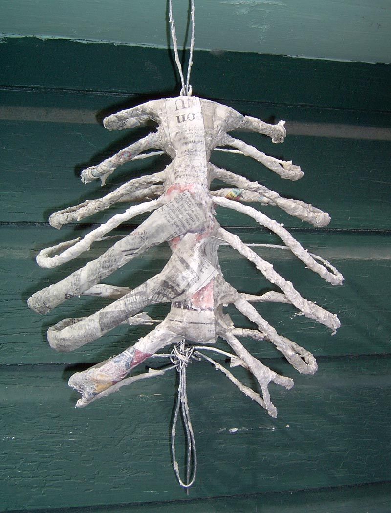 The Ribcage - Paper Mache' & Wire