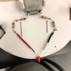 Soldering the LED