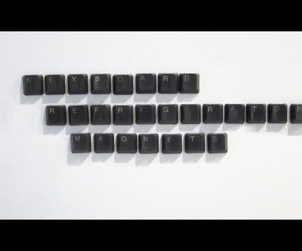 Imanes Hechos De Teclas De Teclado