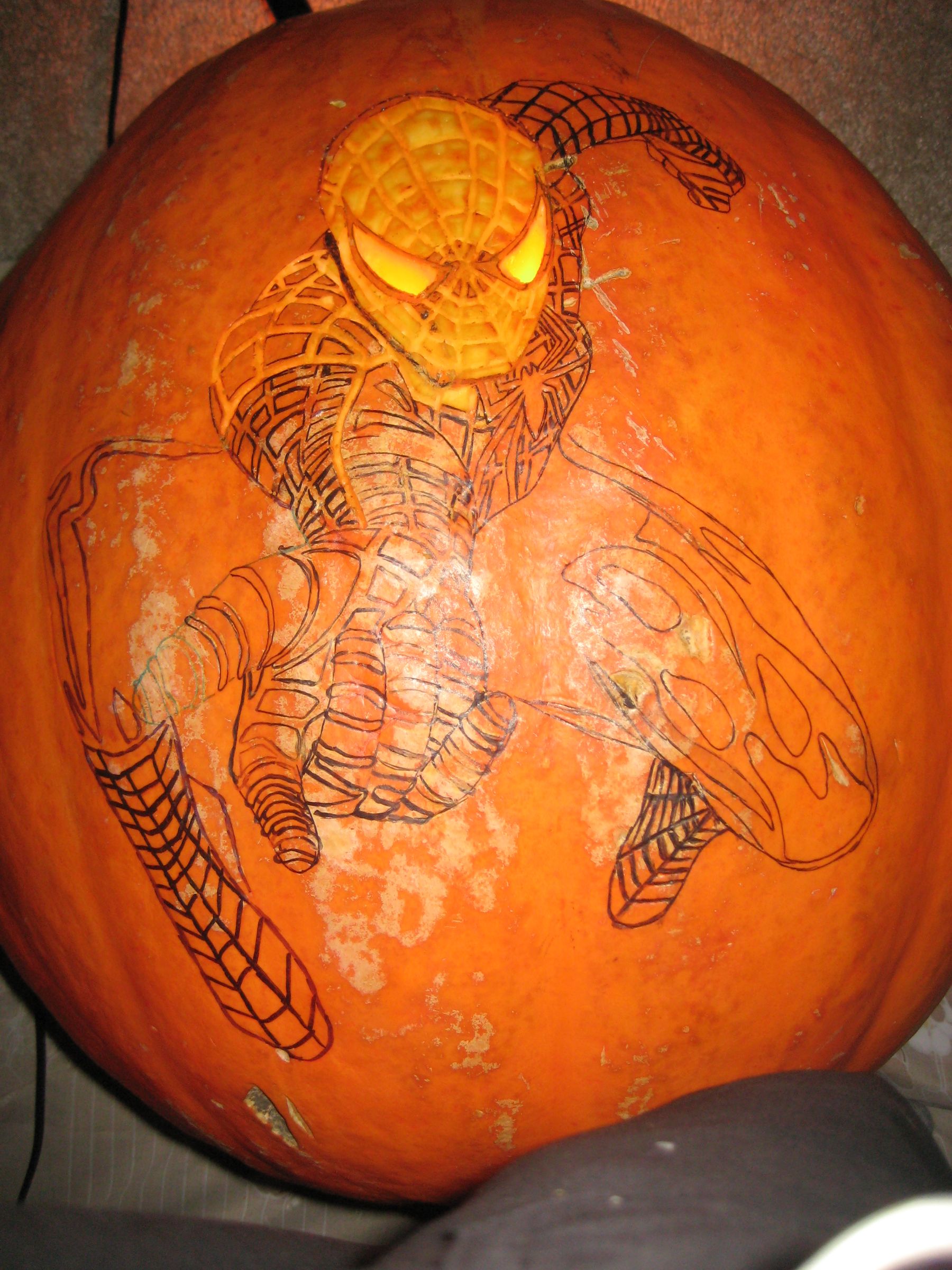 How to Carve Spiderman : 9 Steps (with Pictures) - Instructables