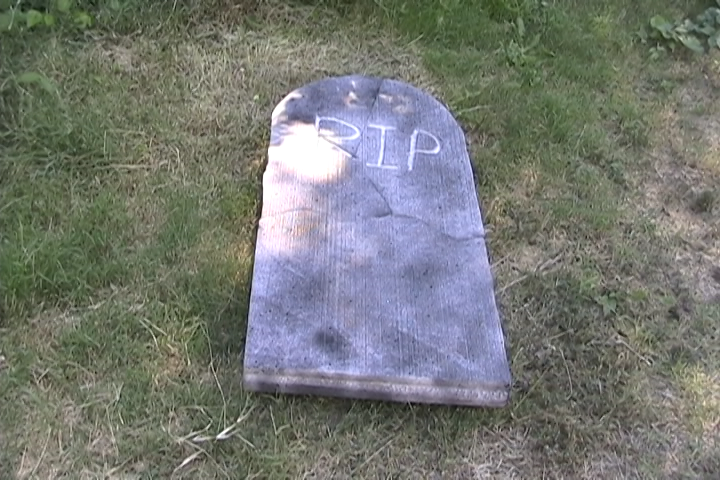 Breakable Tombstone