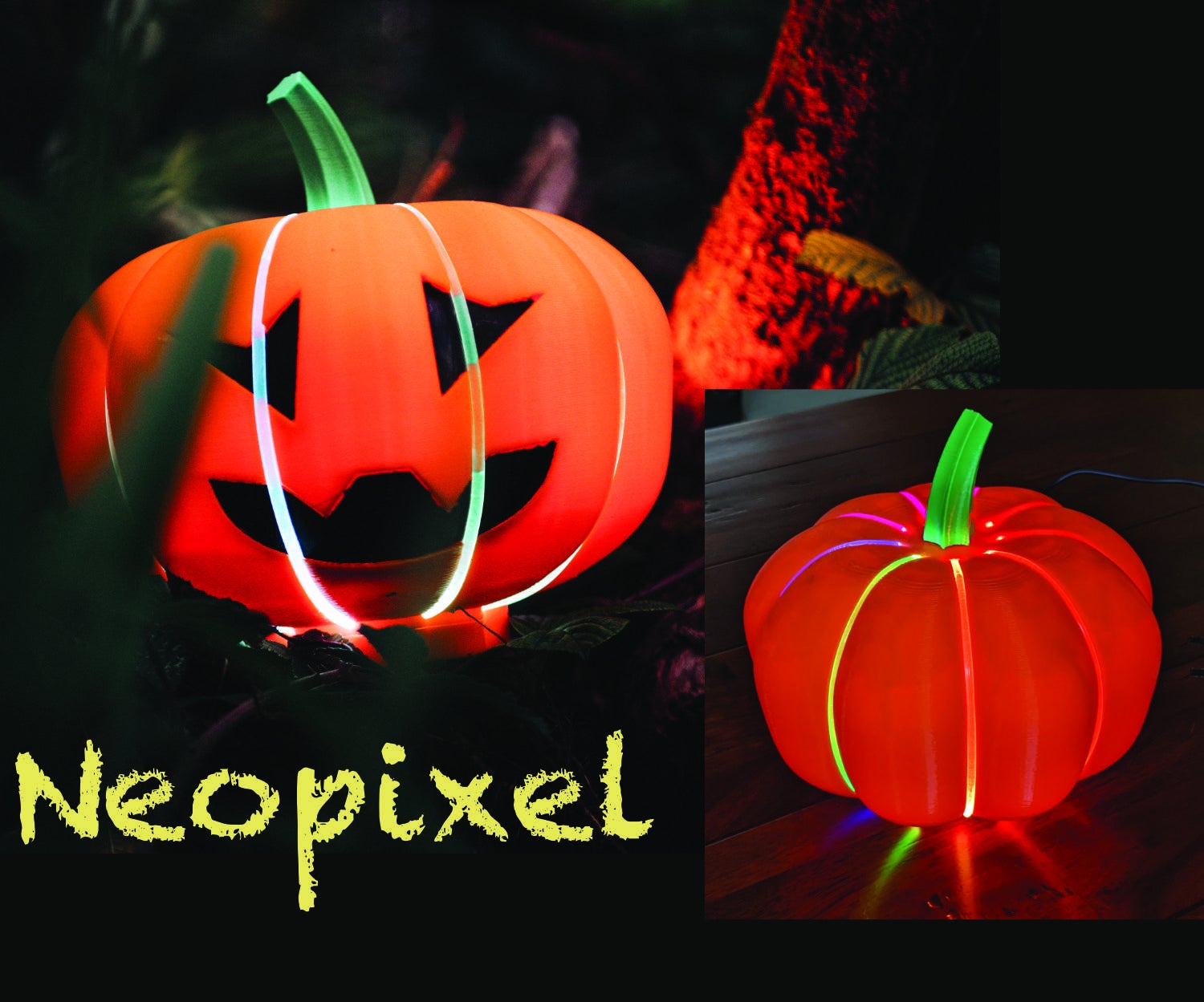 Neopixel Fiber Optic Pumpkin or Jack O'Latern With Raspberry Pi Pico 7 Steps (with Pictures
