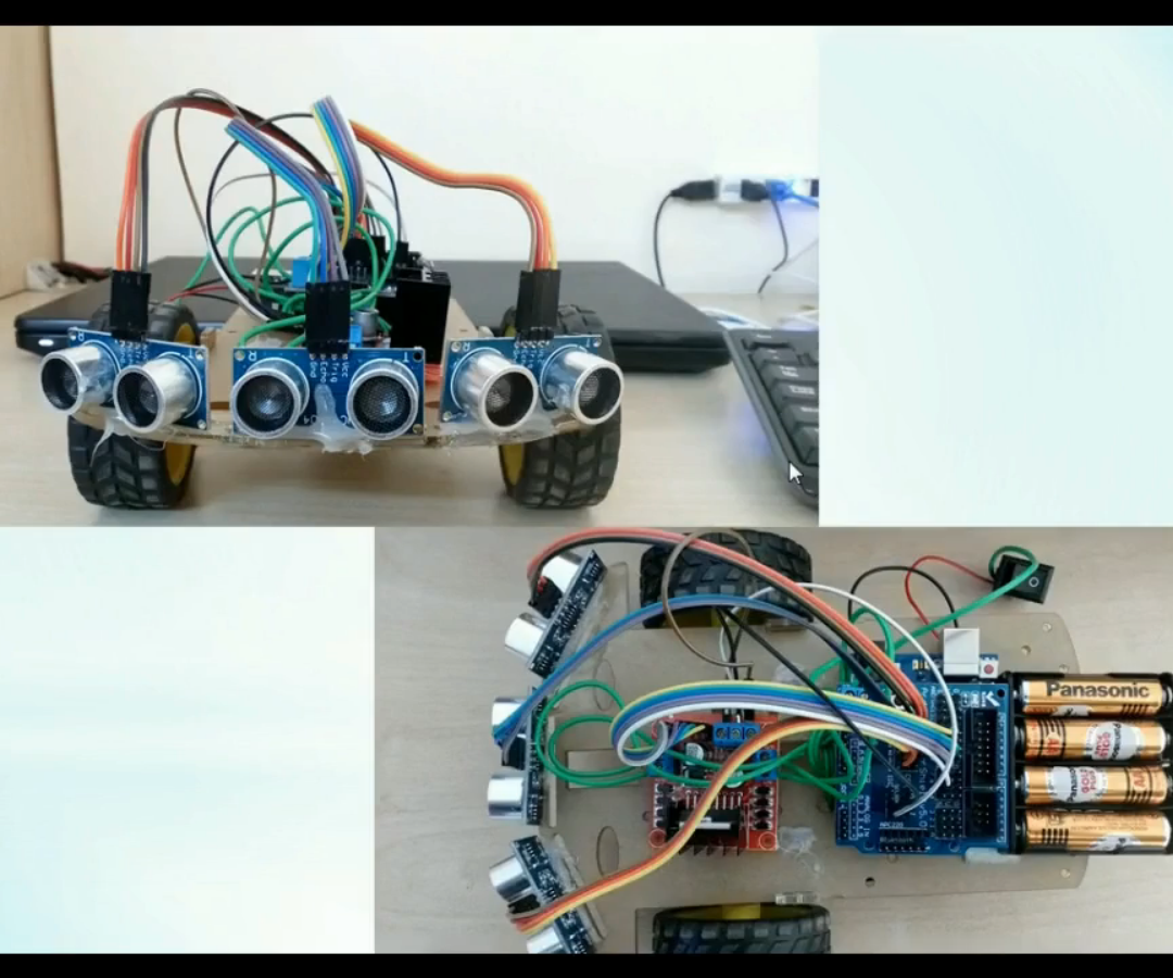 Obstacle Detection Robot Using Three Ultrasonic Sensors and Arduino UNO 
