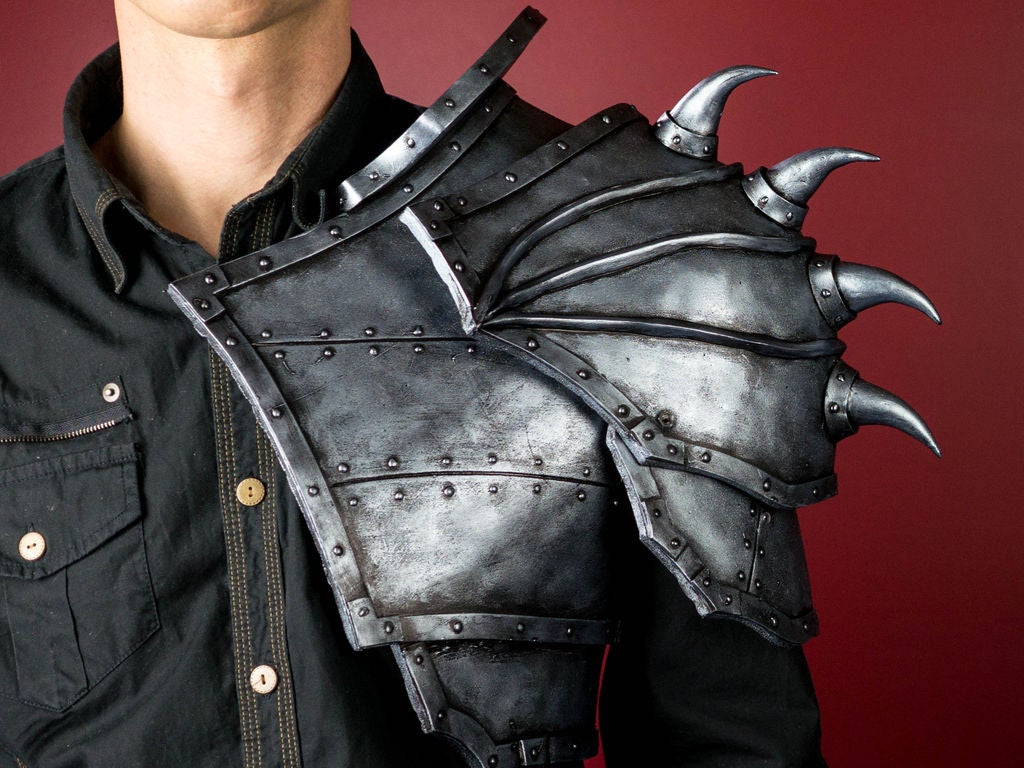 DIY Steampunk Shoulder Armor / Foam Armor Template 41 Steps (with