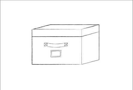 Fabric Storage Box With Identification