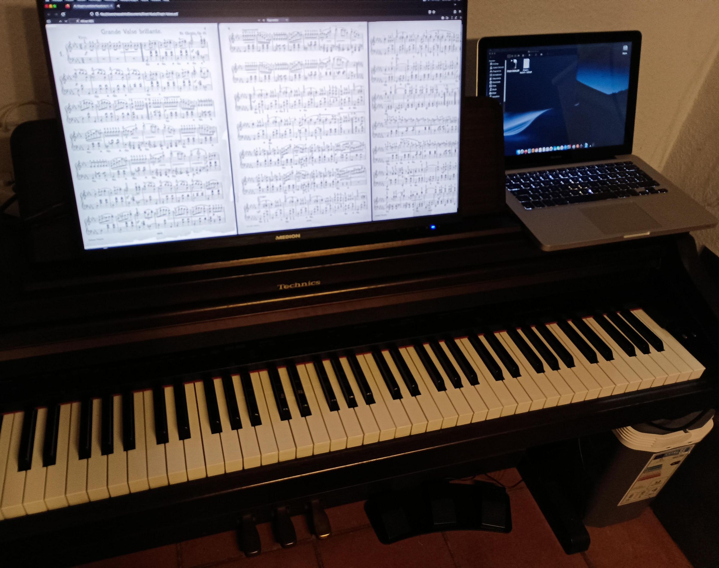 A Very Large Electronic Music Score Display