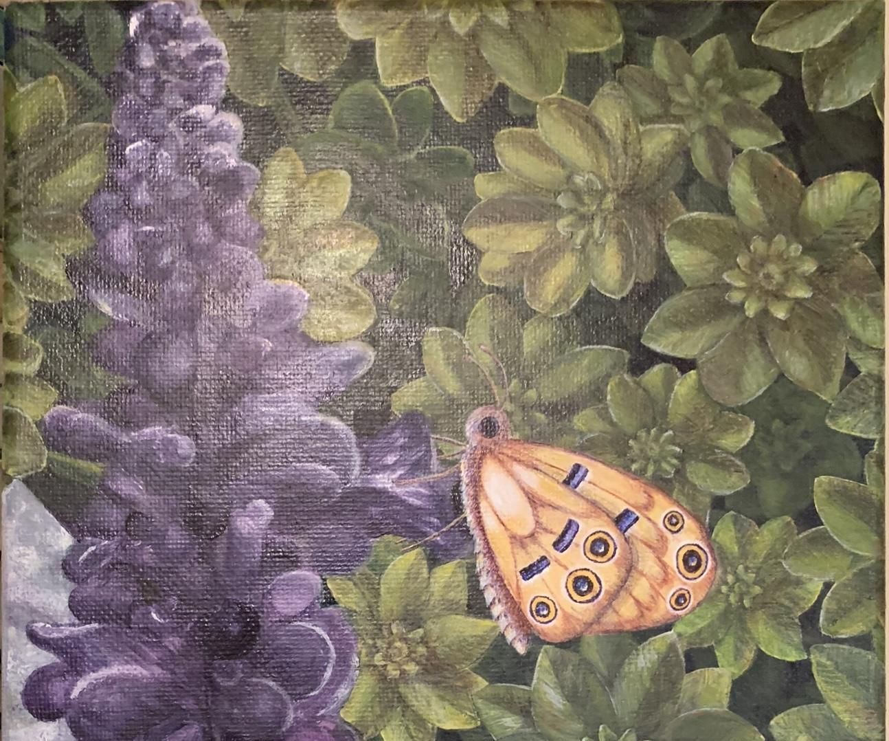 Paint Layered Leaves in Acrylic