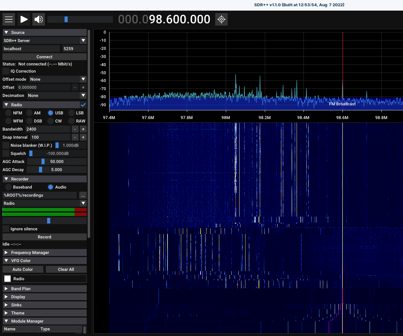 Remote Control of a Raspberry Pi SDR Over a Network