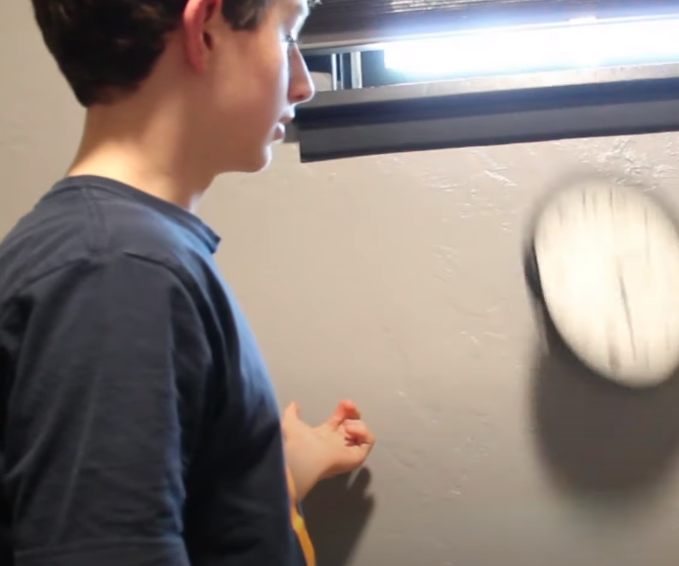 A Clock That Falls Off the Wall When You Look at It