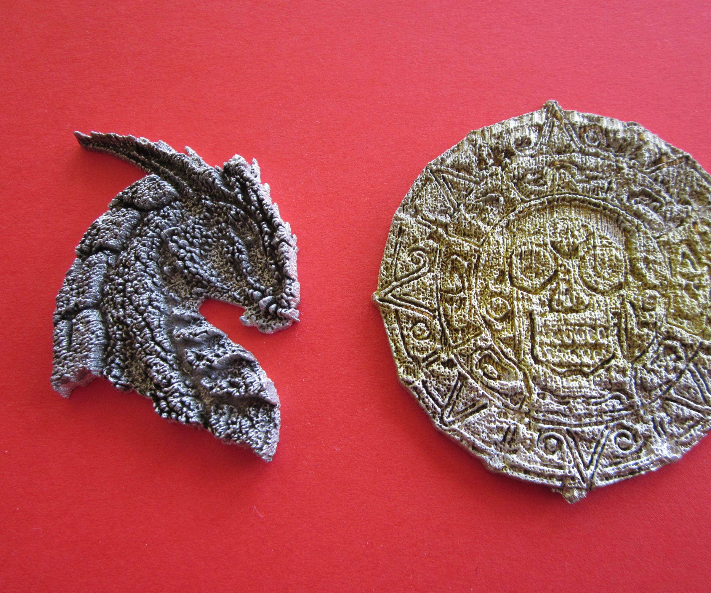Laser-cutting an Image to Make Moulds for Pewter Casting
