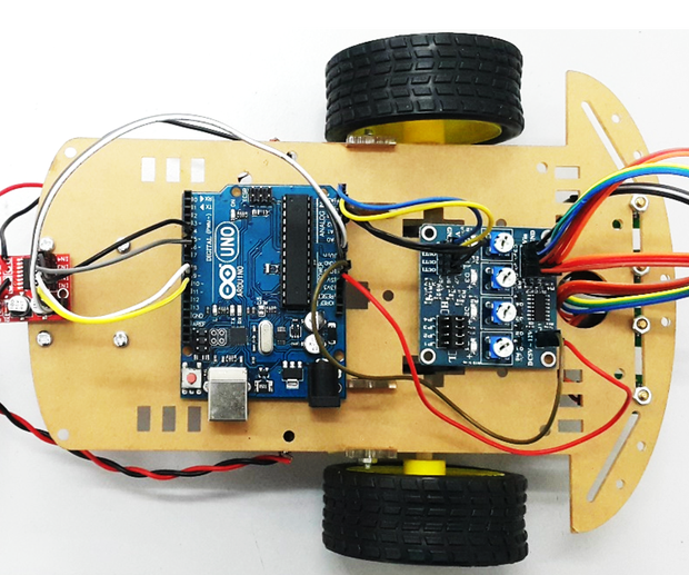 Make A Line Follower Robot Using L293D Motor Driver Module Interfacing ...