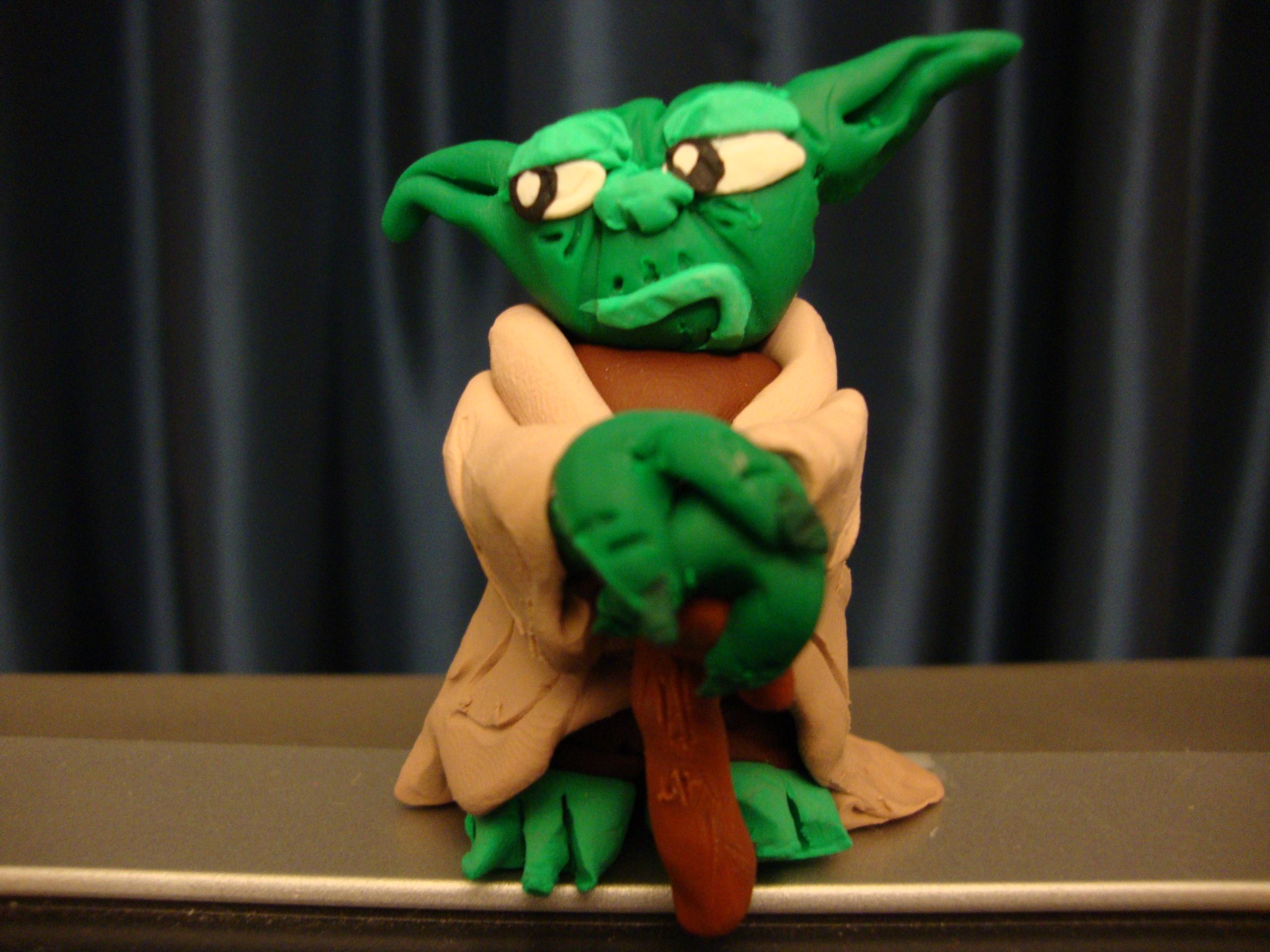 Mini Sculpey Jedi Master Yoda