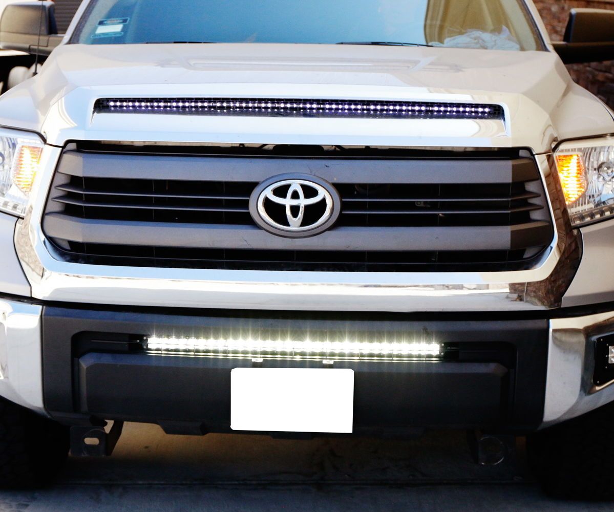 IJDMTOY Install Toyota Tundra LED Light Bar