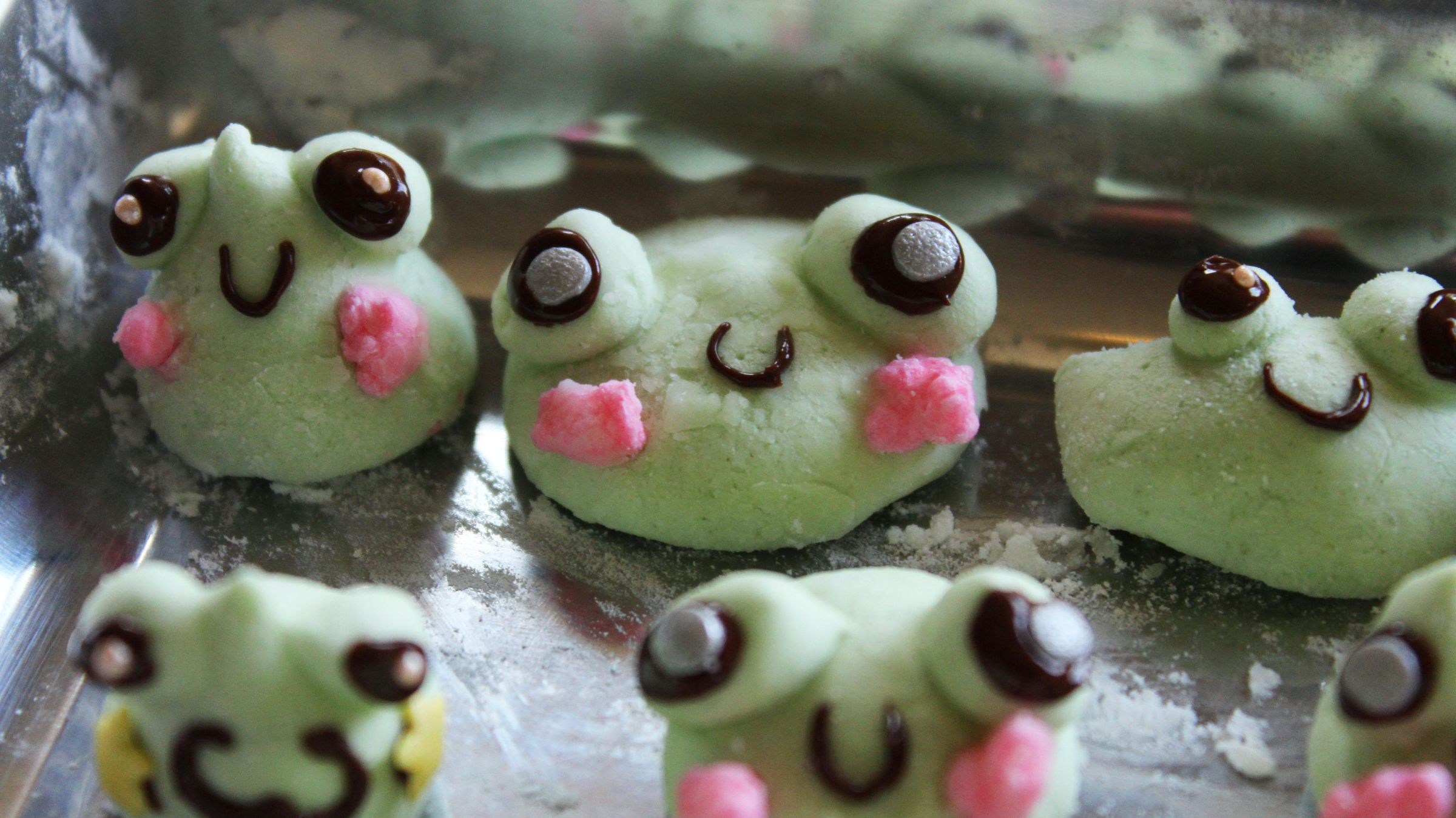 Matcha Green Tea Frog Marshmallows (beginnerfriendly Piped