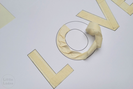 Cover With  Masking Tape