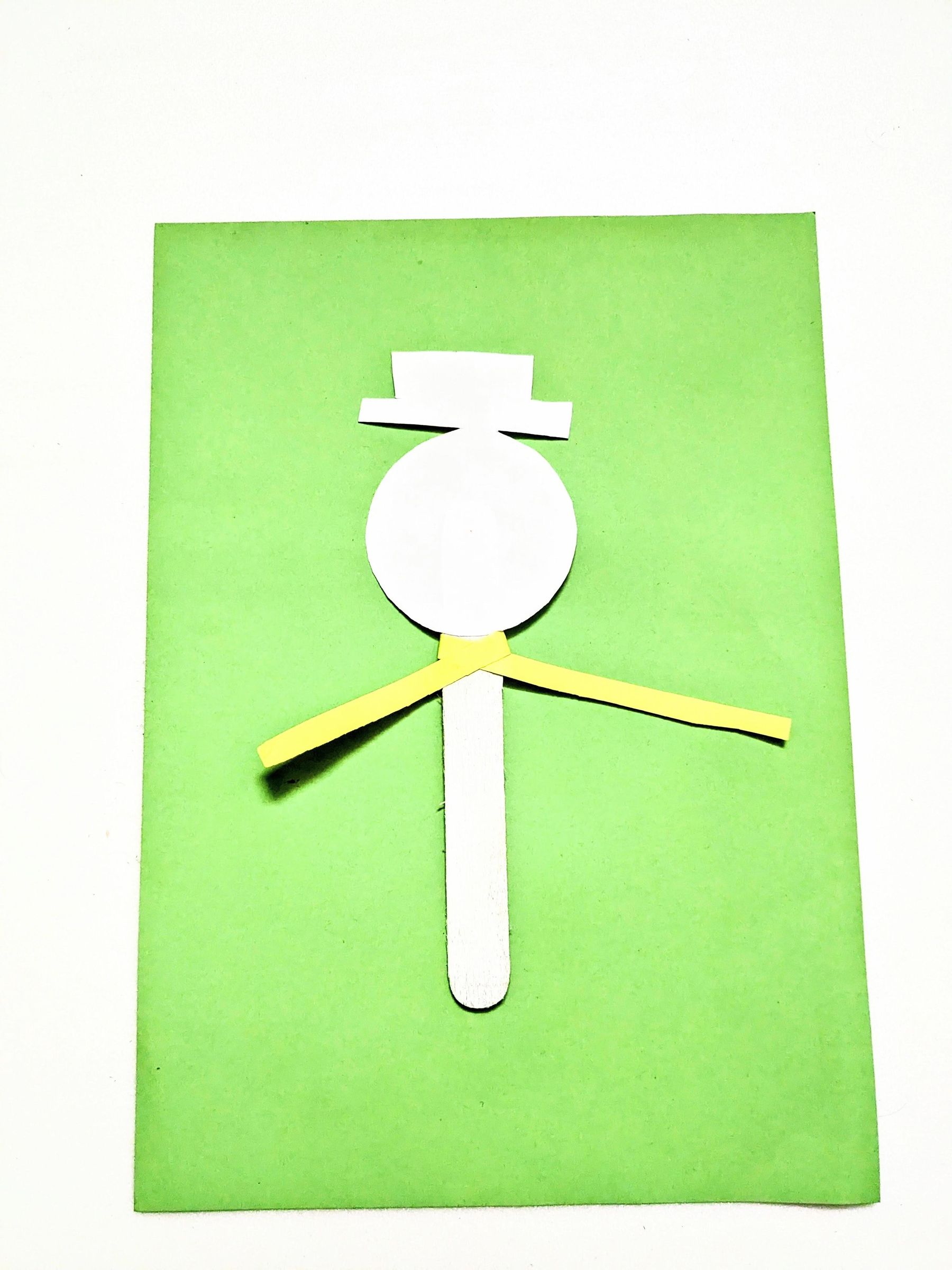 Pop Stick Snowman Bookmarks 7 Steps Instructables