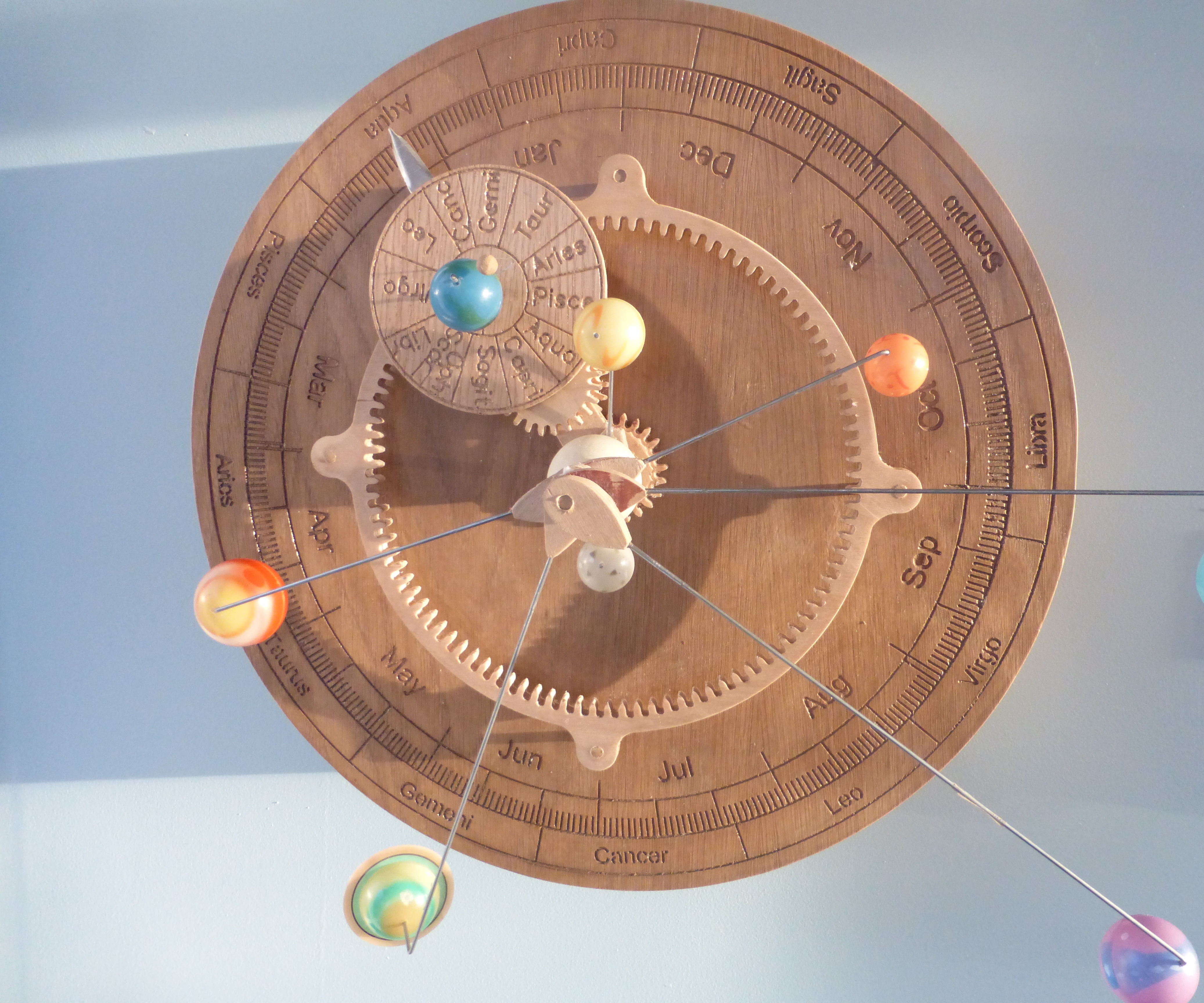 Wooden Orrery