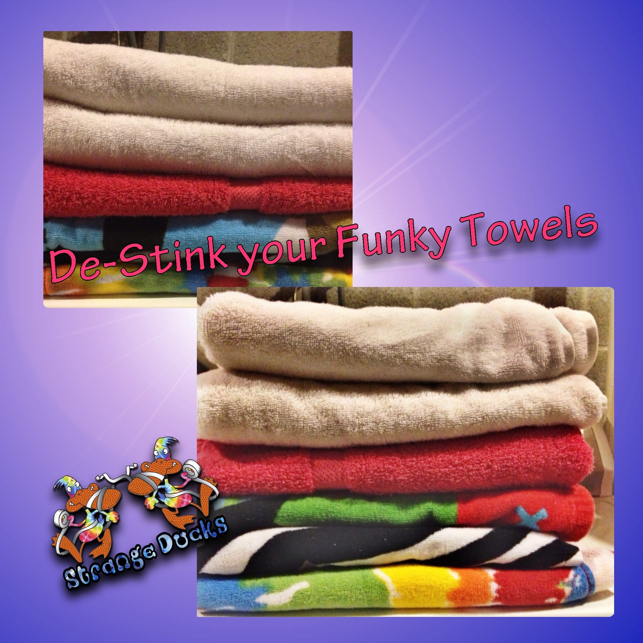 Destink Funky Towels 5 Steps Instructables