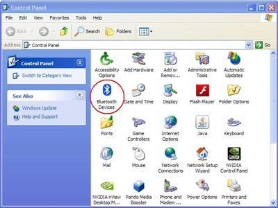 Connecting to the Module Step 1