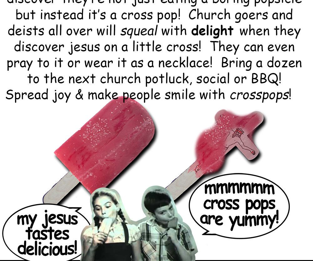 Cross Pops Popsicles!