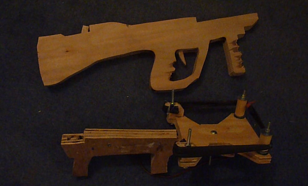 (Part 1) Making an Extremely Powerful  Bullpup Slingshot Crossbow!