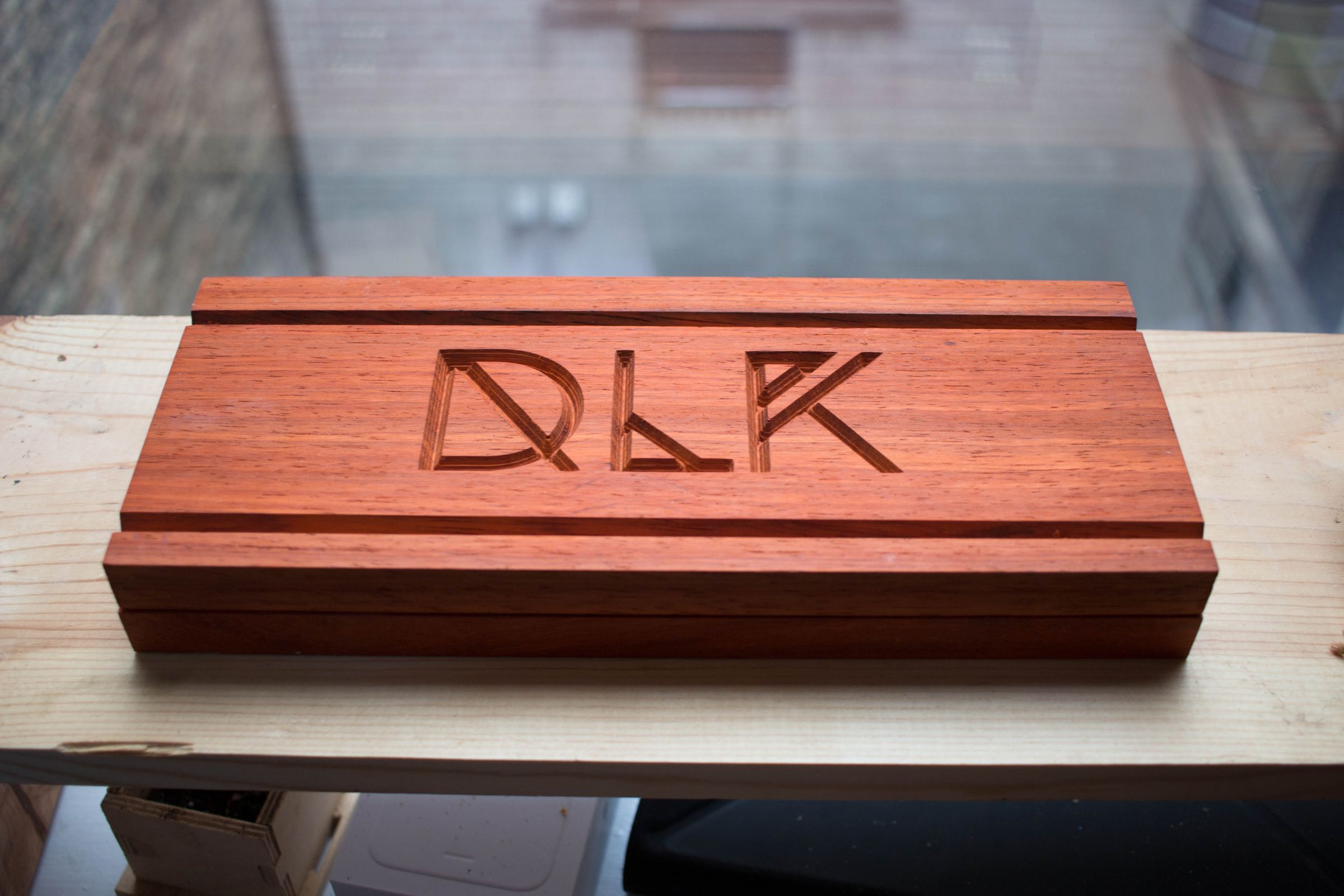 Hardwood watch box