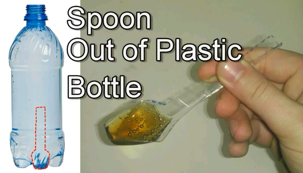 Make Spoon Out of Plastic Bottle