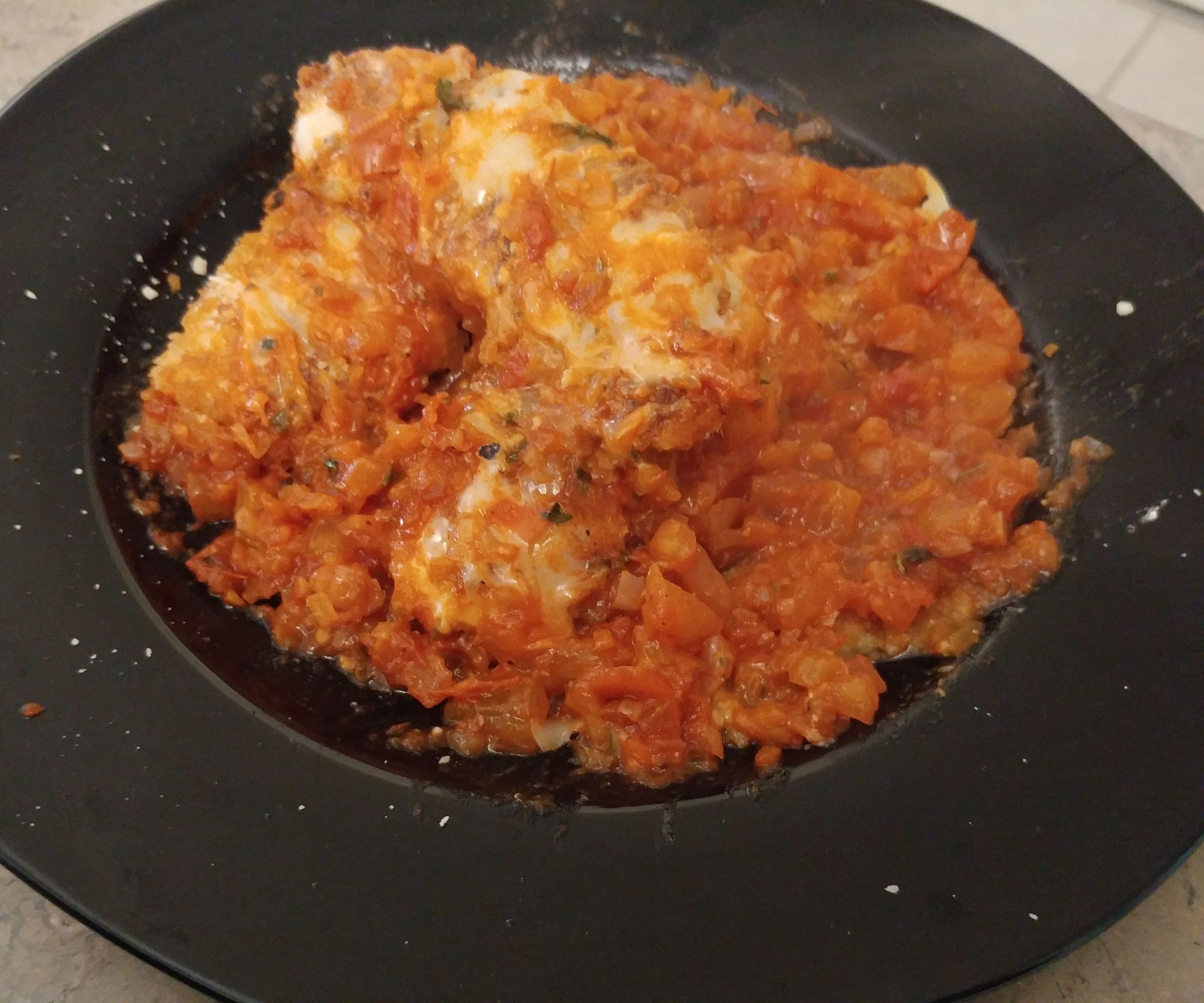 Chicken Parmesan (Enhanced Tomato Sauce)
