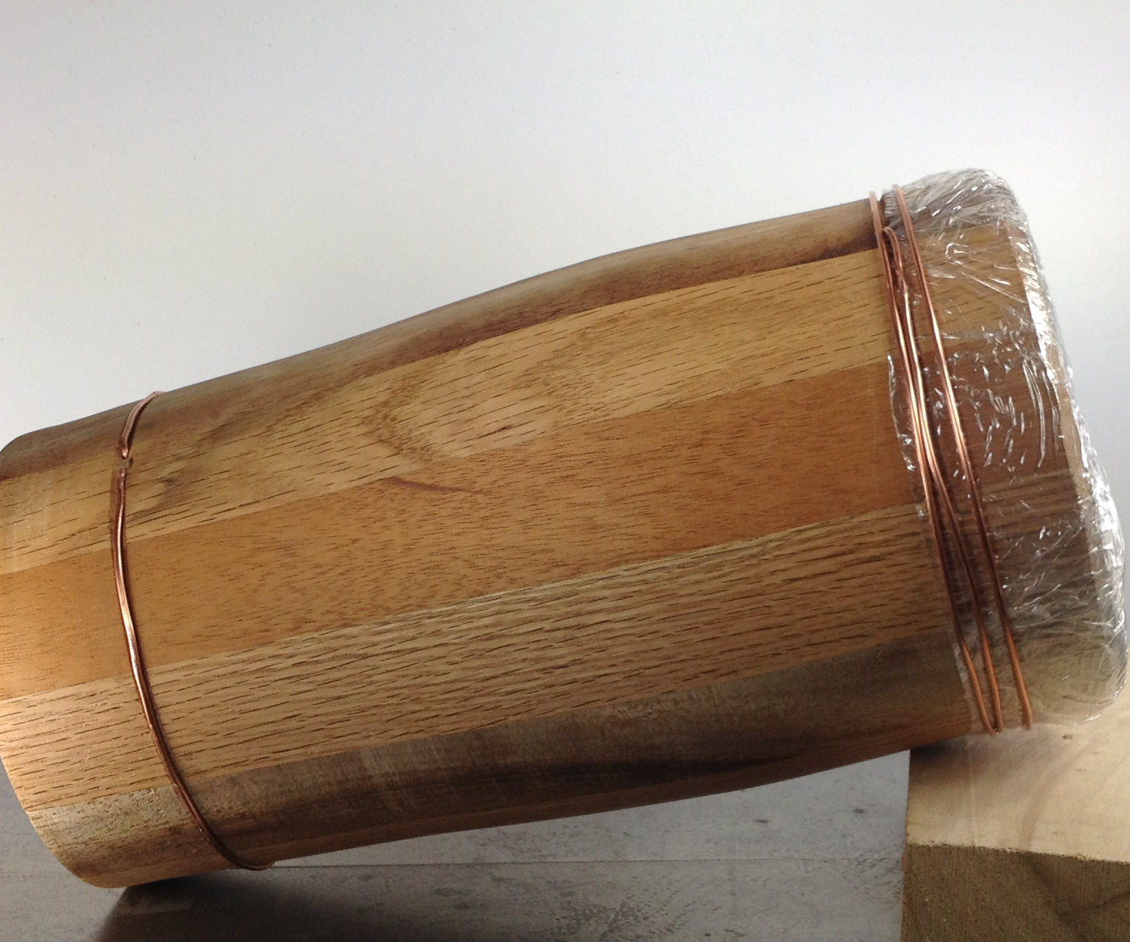 Stretch Wrap Bongo Drum