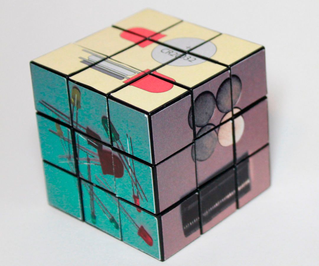 Rubik's Cube Throwie Instructions