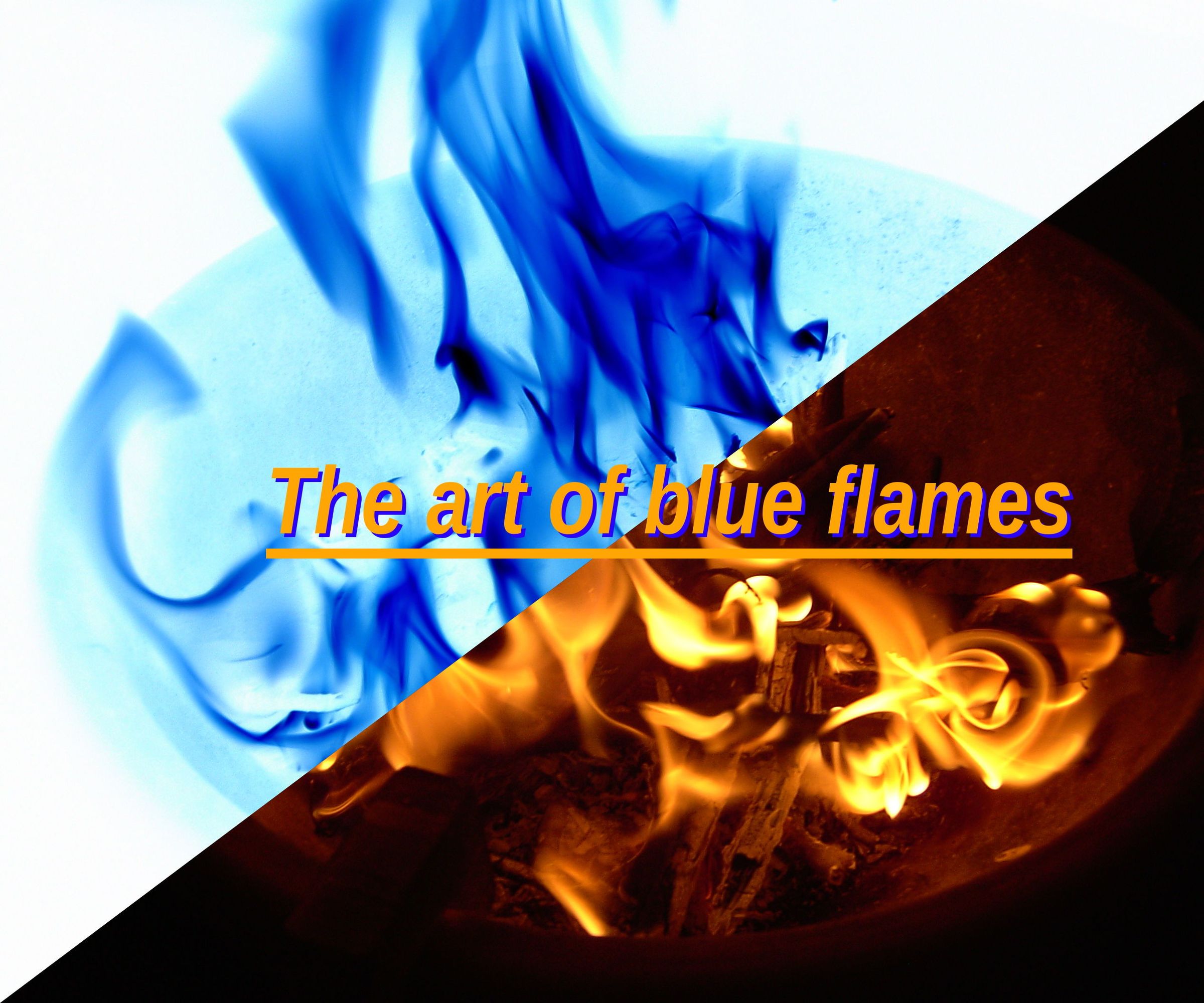 The Art of Blue Flames
