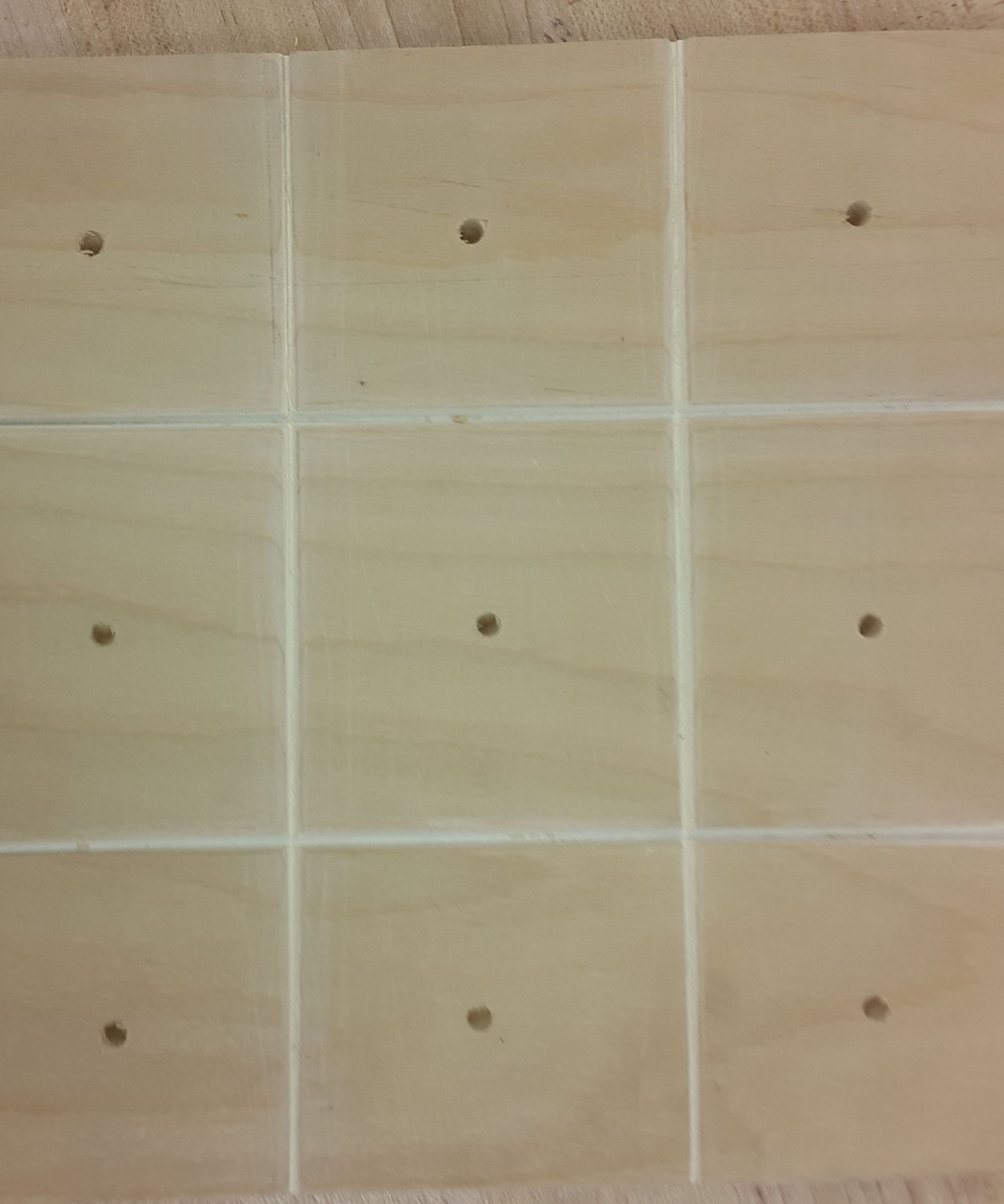 Homemade Tic-tac-toe Board