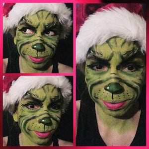 The Grinch Face Paint