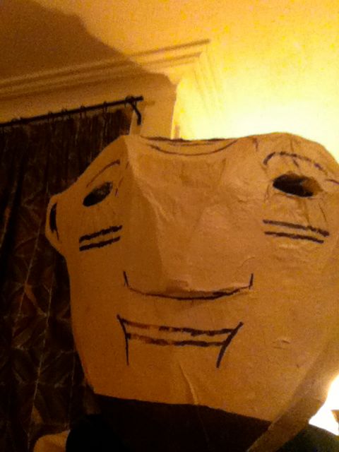 Creating a Papier Mache Head of Felix Morton