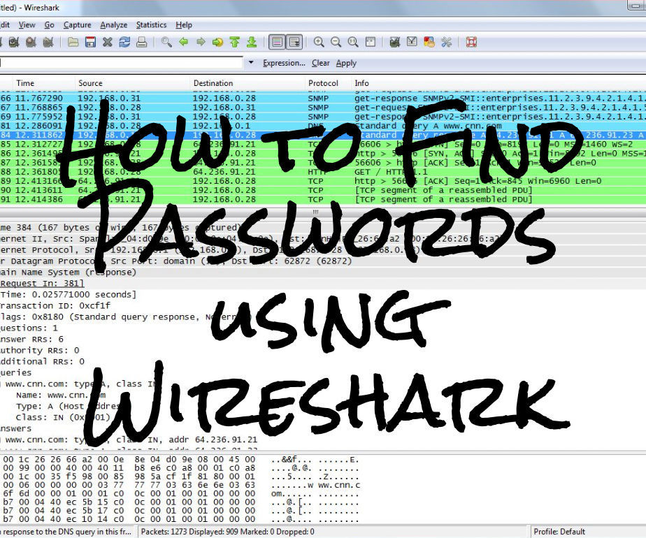 How to Find Passwords Using Wireshark