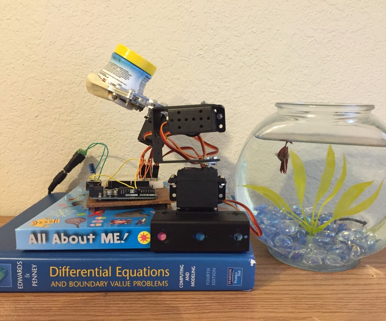 Robotic Arm Fish Feeder
