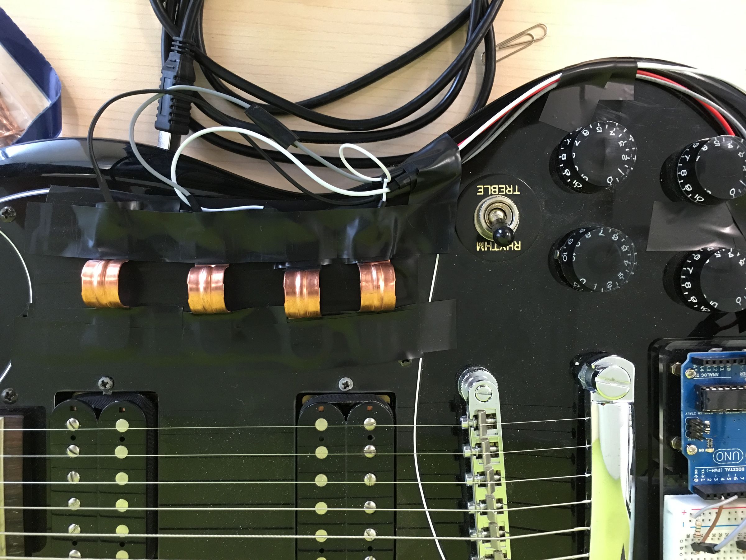 Hacked Guitar 6 Steps Instructables