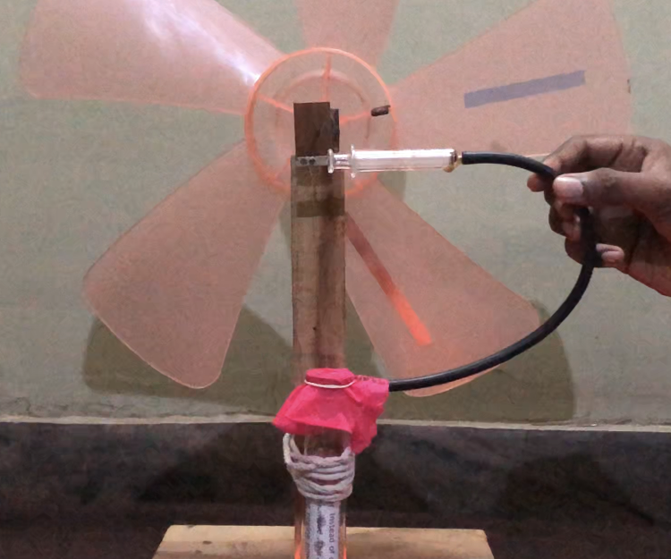 Stirling Engine Powered Fan