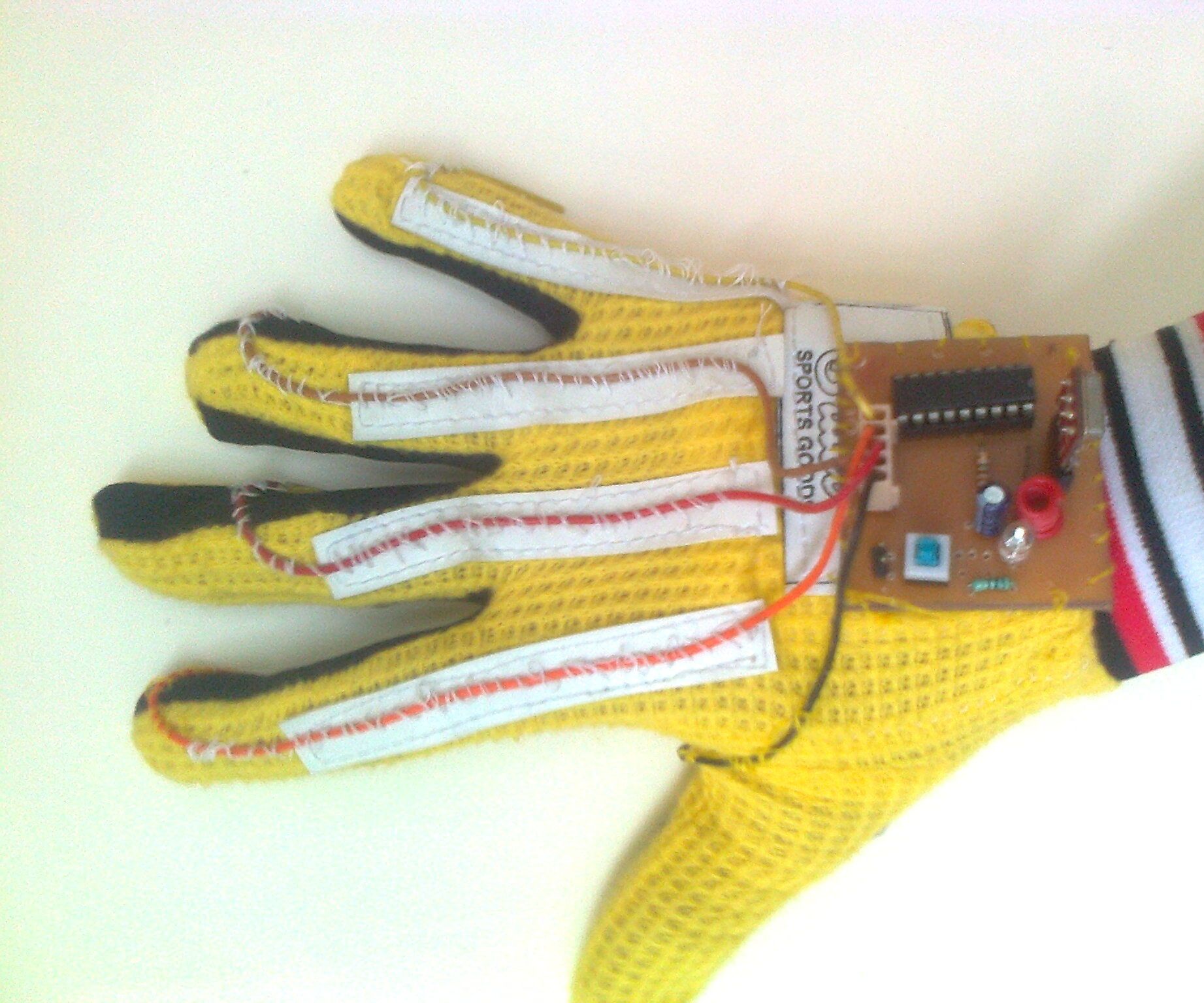 Hand Gesture Controlled Robot With Sound Activated Light System