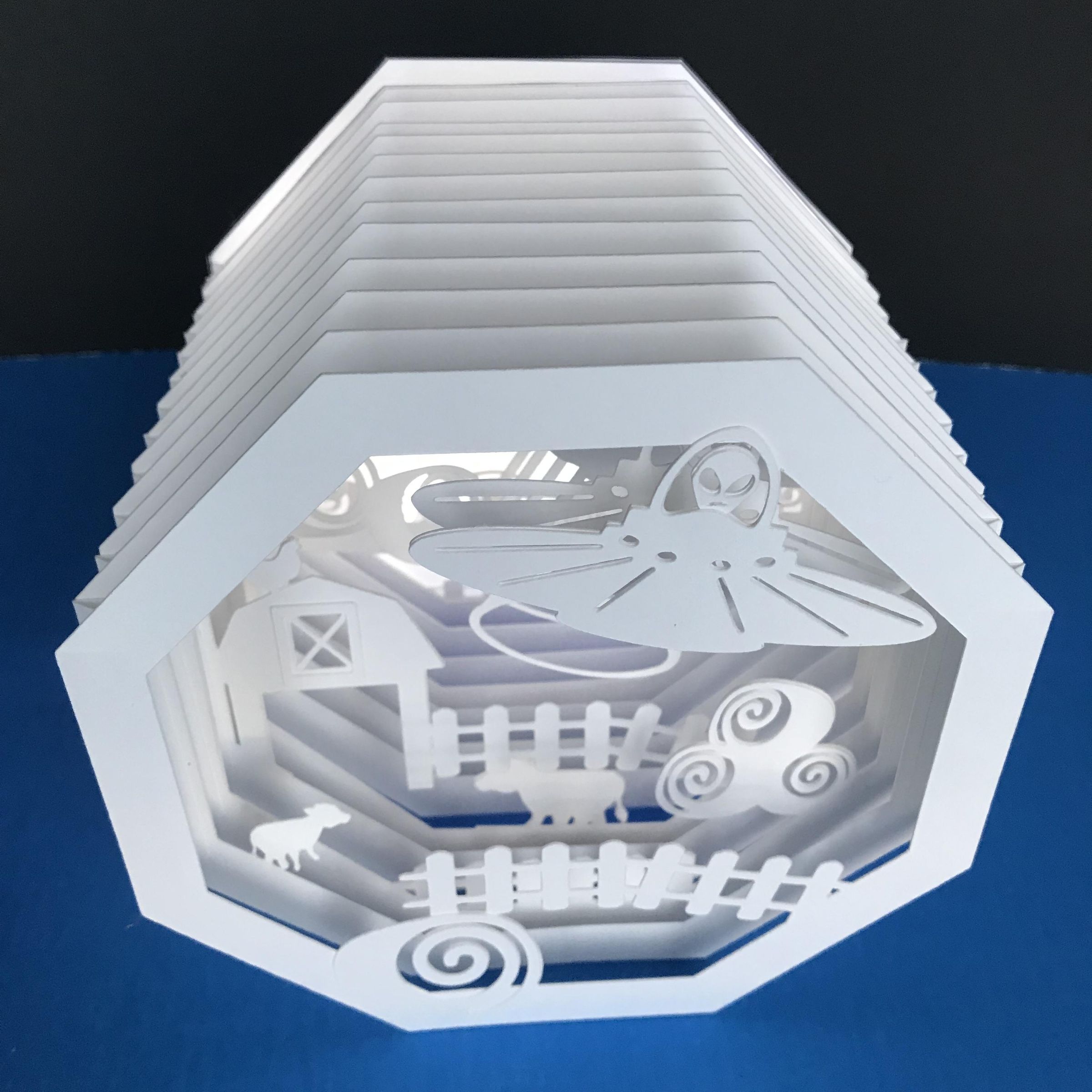 Tilt Sensing, Octagon-Shaped, Light-up Tunnel Book (featuring ...