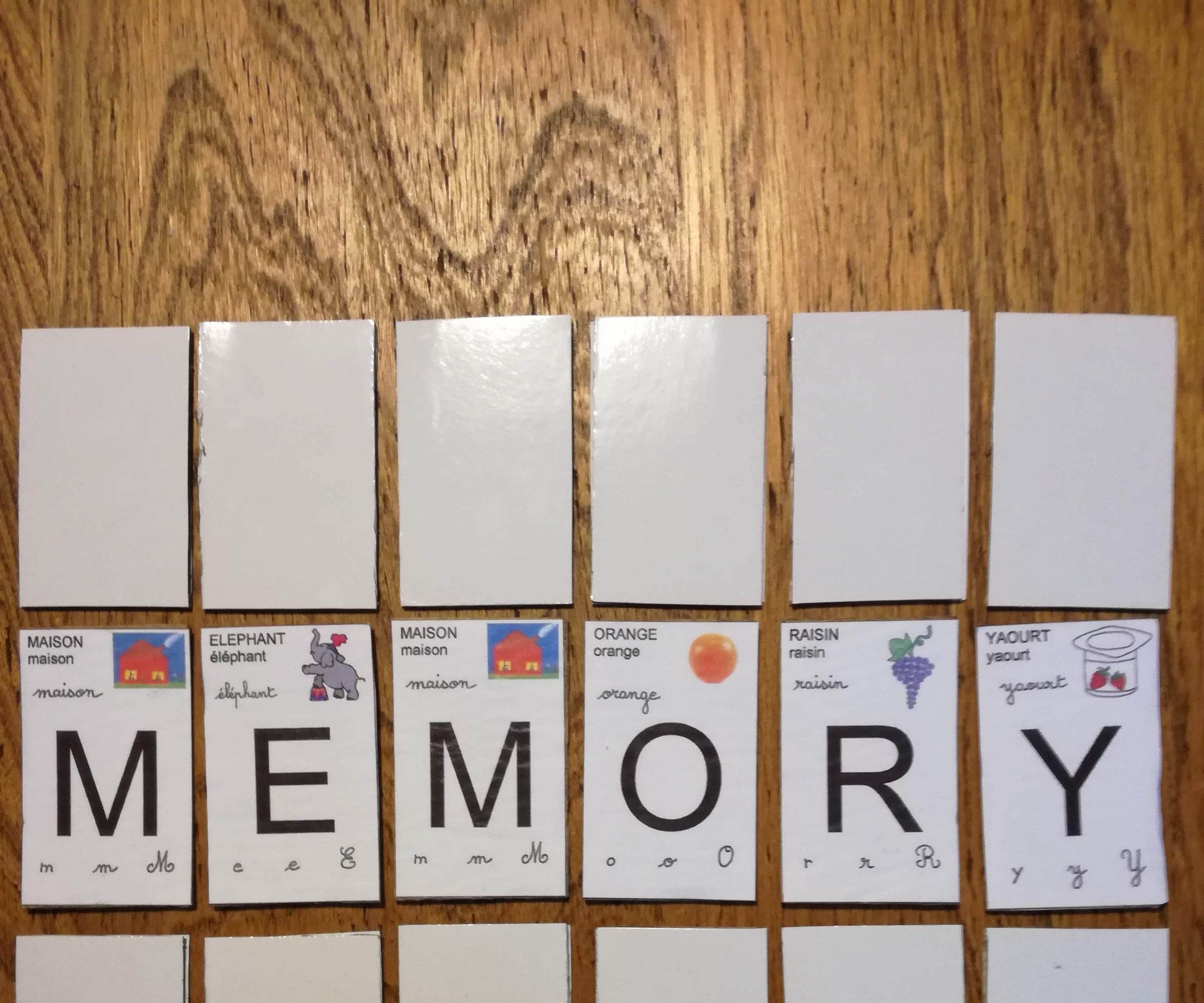 Alphabet Memory Game