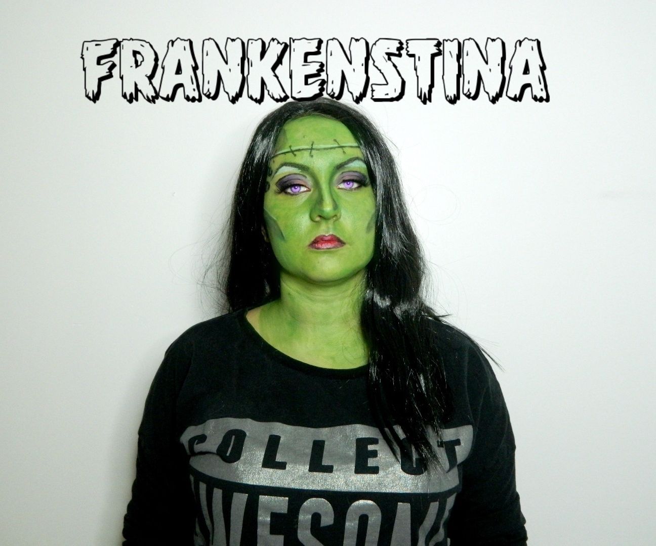 FRANKENSTINA Halloween Makeup Tutorial