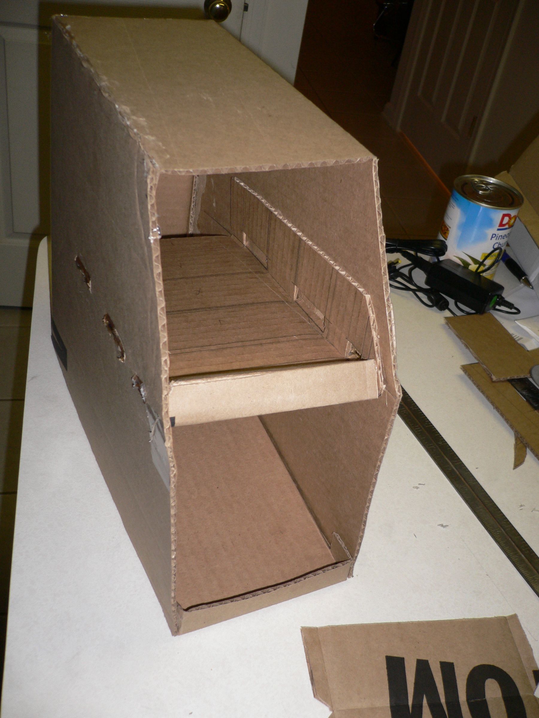 How to Make a Can Organizer Out of Cardboard